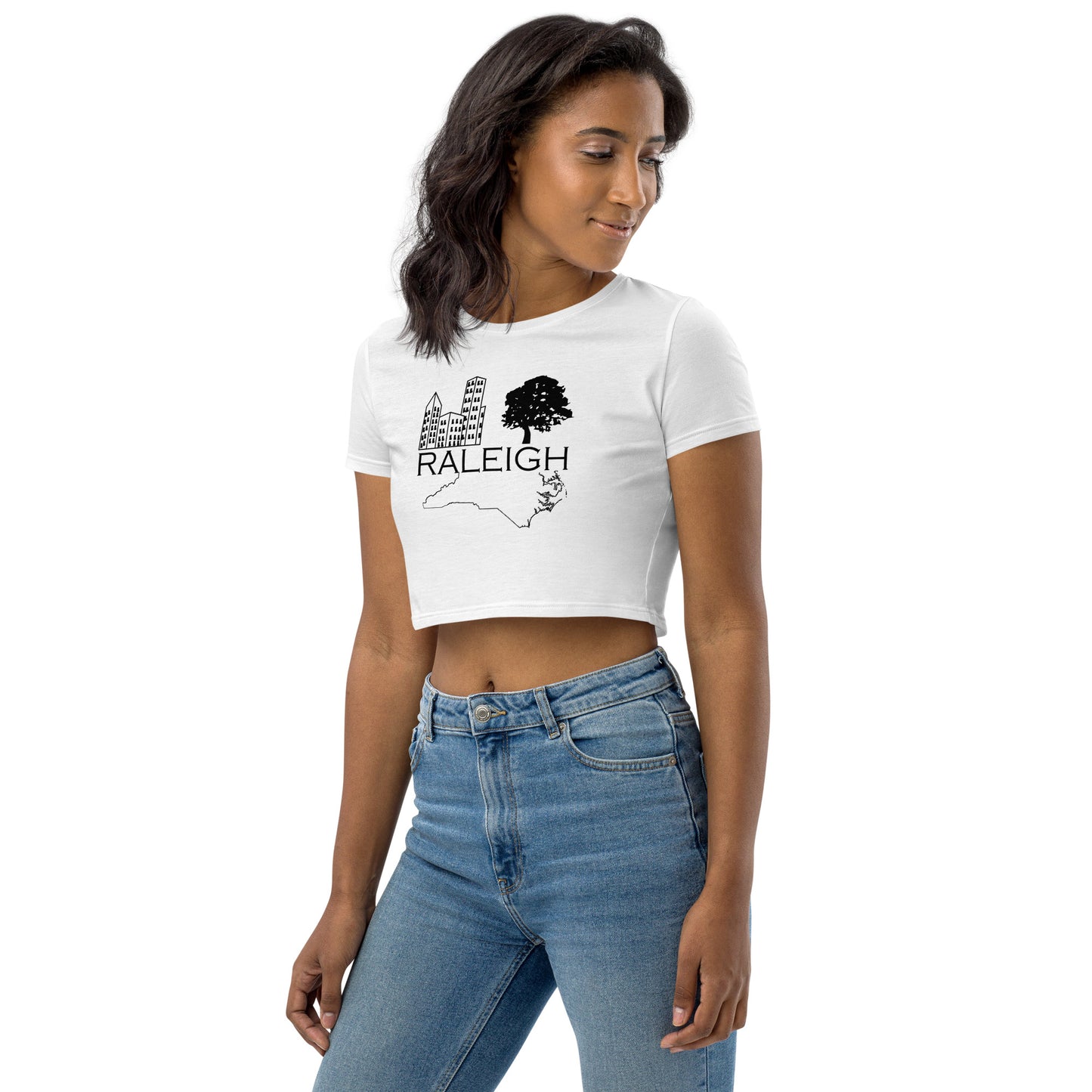 City Pride - Raleigh - North Carolina Organic Crop Top